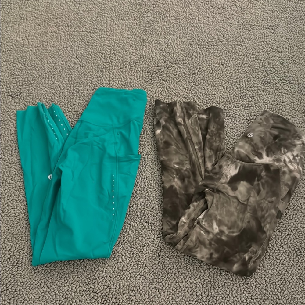 Lululemon leggings with pockets